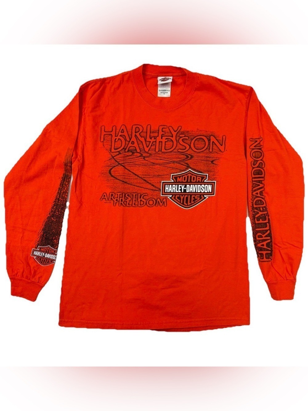 Harley Davidson Motorcycles Niagara Falls Canada Long Sleeve Shirt Sz M Red